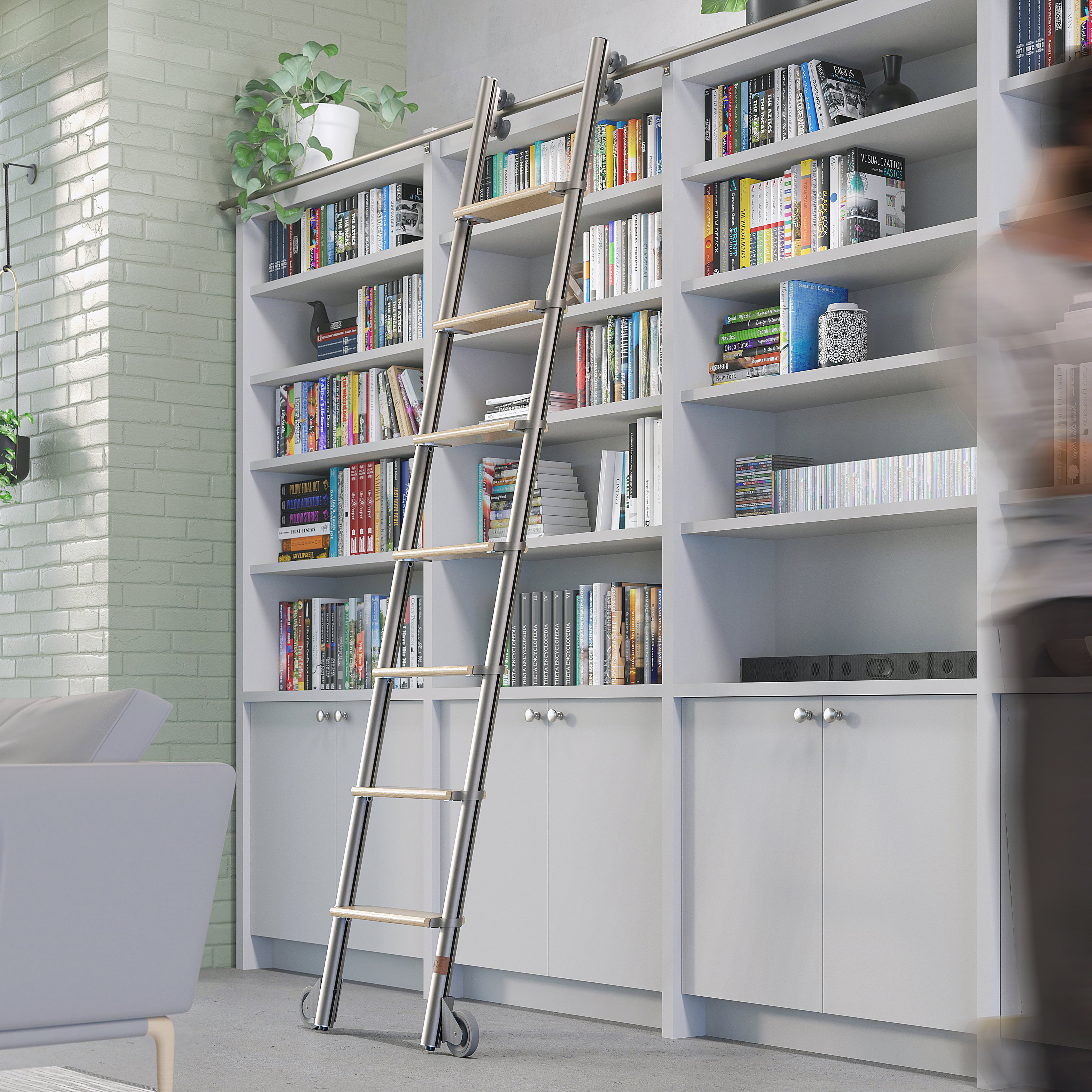 ALTA Titanium Grey and Maple Dbl Roller