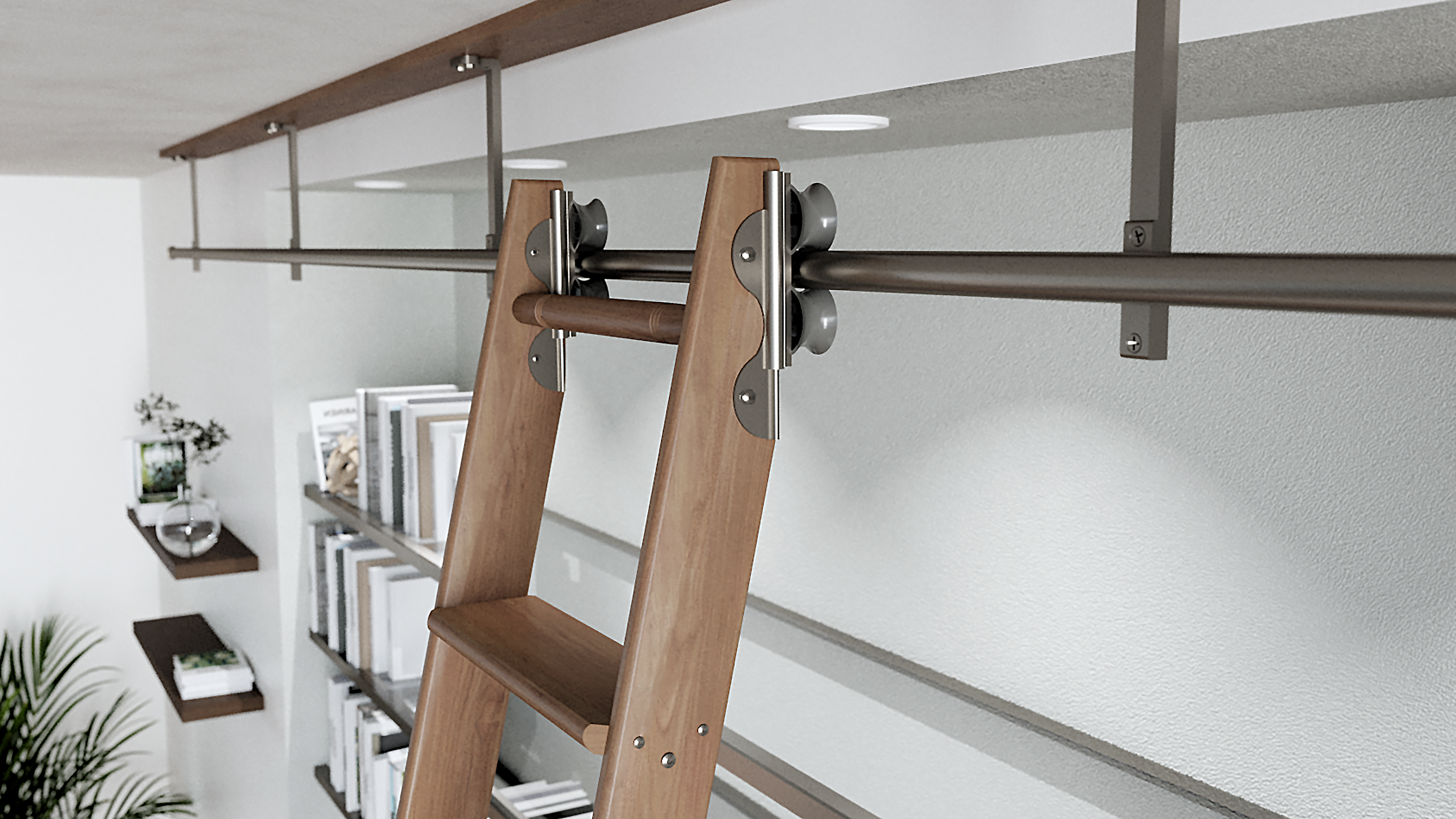 QuietGlide_CeilingMount_Cherry_SatinNickel