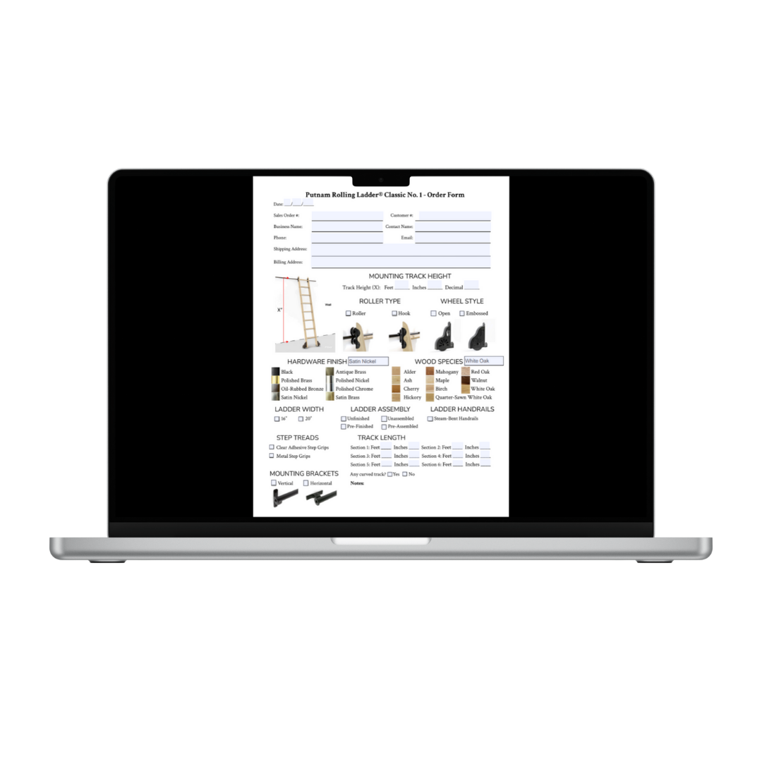 Classic No. 1 Order Form