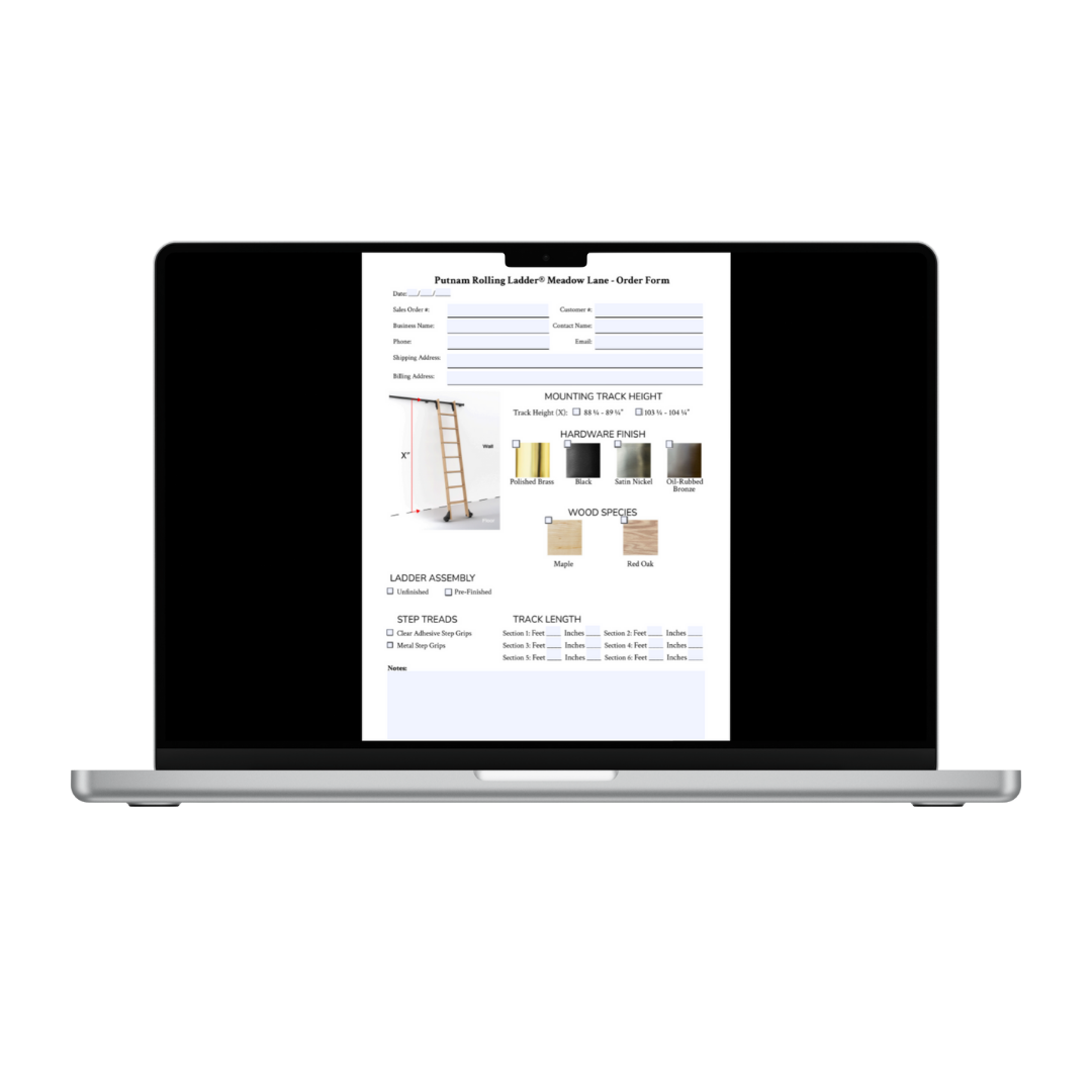 Meadow Lane Order Form